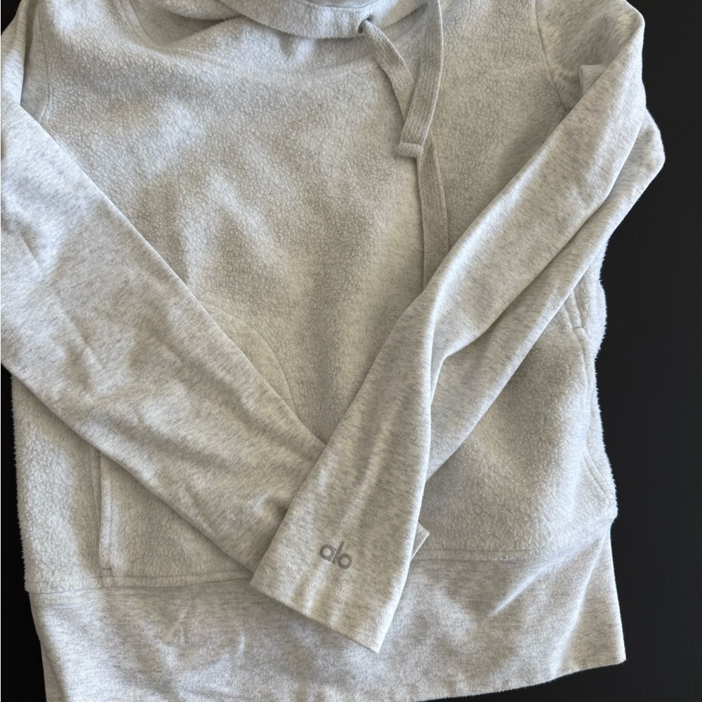 ALO Yoga Light Gray Hoodie